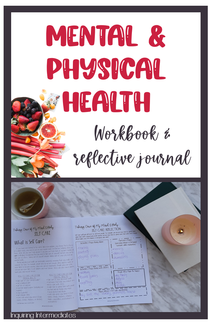 Mental & Physical Health Workbook and Reflective Journal