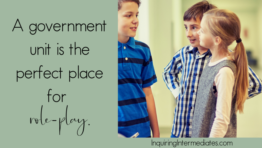 A government unit is the perfect place for role-play.