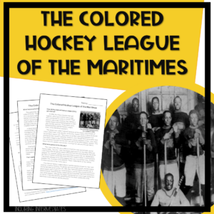 The Colored Hockey League of the Maritimes - free article