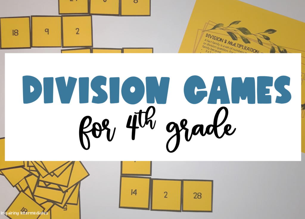 Division games for 4th grade